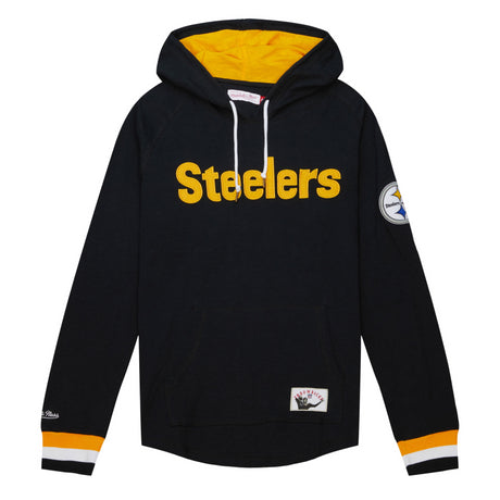 Steelers Mitchell and Ness Legendary Long Sleeve Hooded Sweatshirt