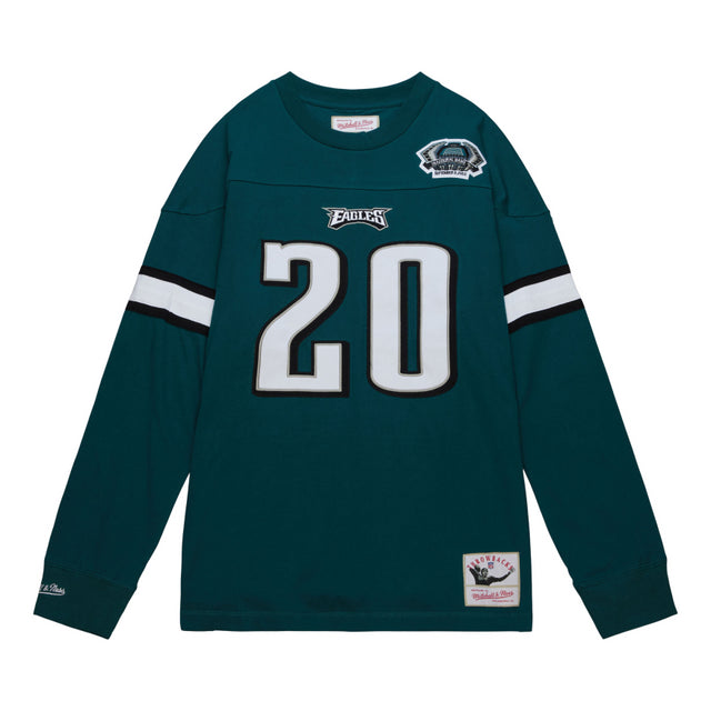 Eagles Brian Dawkins Mitchell and Ness Name and Number Long Sleeve T-Shirt