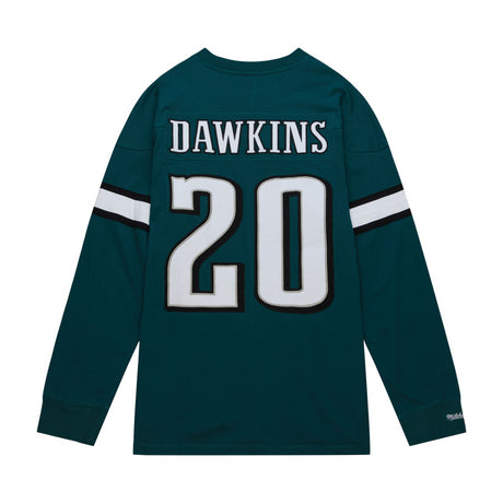 Eagles Brian Dawkins Mitchell and Ness Name and Number Long Sleeve T-Shirt