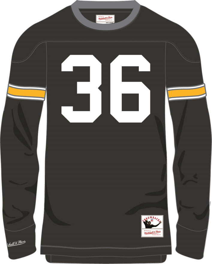 Steelers Jerome Bettis Mitchell & Ness Name & Number Long Sleeve T-Shirt 1996