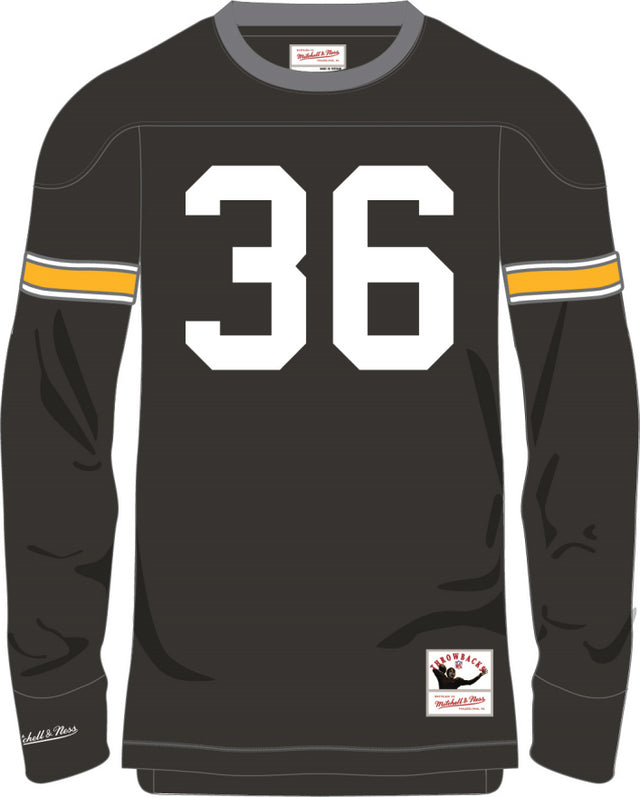 Steelers Jerome Bettis Mitchell & Ness Name & Number Long Sleeve T-Shirt