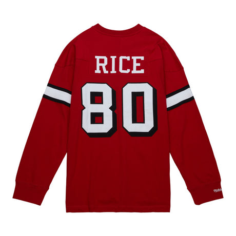 Jerry Rice San Francisco 49ers Mitchell and Ness Name and Number Long Sleeve T-Shirt