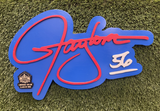 Lawrence Taylor 3D Signature Color Wall Sign