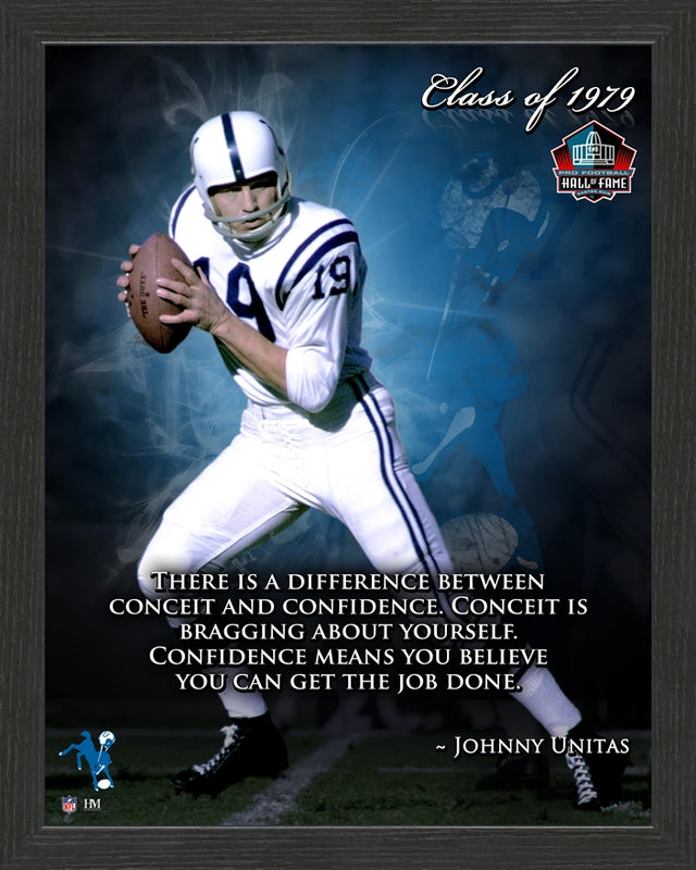 Johnny Unitas Inspiration Frame