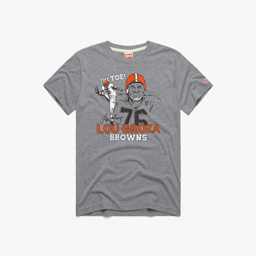 Browns Lou Groza Signature Homage T-Shirt