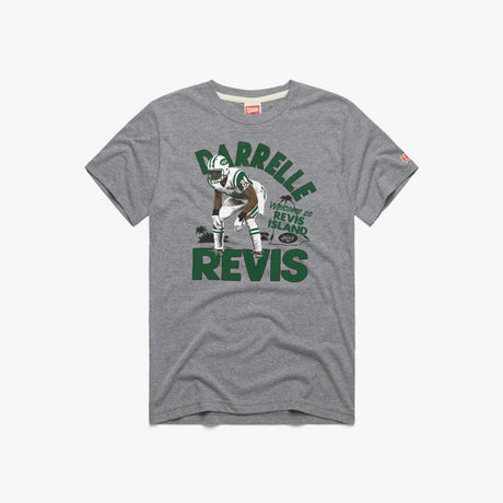 Jets Darrelle Revis Class of 2023 Homage Tee-Gray