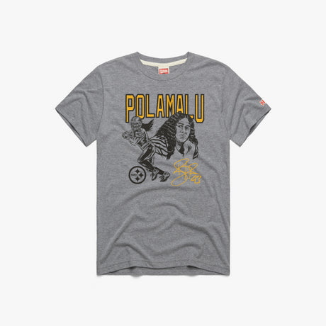 Steelers Troy Polamalu Signature Homage T-Shirt