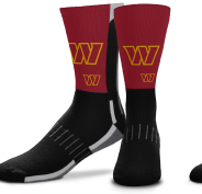 Commanders For Bare Feet Phenom Curve Socks