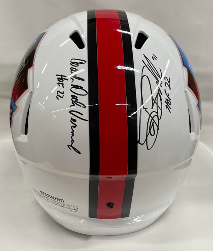 Class of 2022 Autographed Hall of Fame Replica Speed Helmet