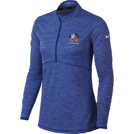 Hall of Fame Women's Nike Dry Top Half Zip - Royal Blue