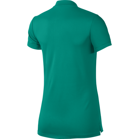 Hall of Fame Women's Nike Dry Golf Polo - Neptune Green