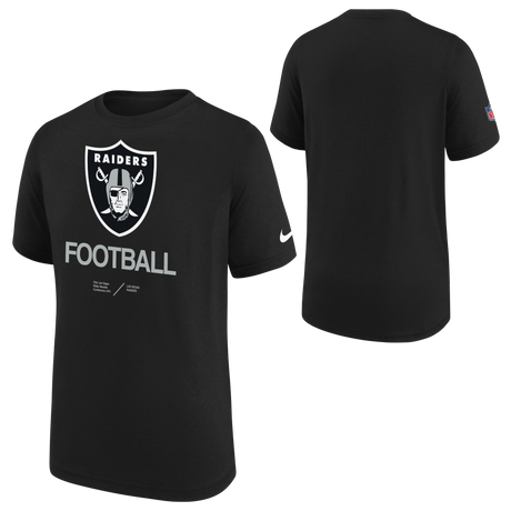 Raiders Nike Youth Sideline T-shirt 2022