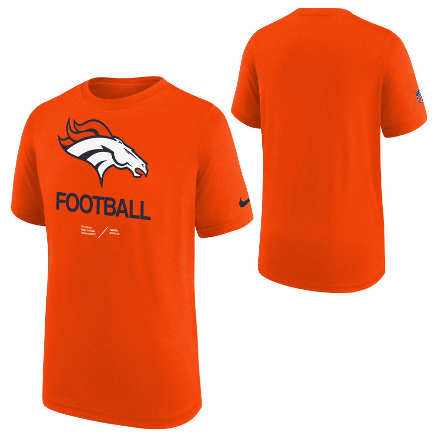 Broncos Nike Youth Sideline T-shirt 2022