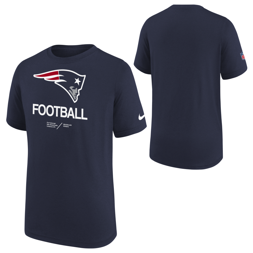 Patriots Nike Youth Sideline T-shirt 2022