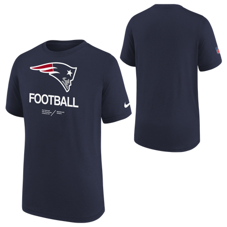 Patriots Nike Youth Sideline T-shirt 2022