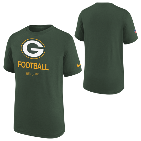 Packers Nike Youth Sideline T-shirt 2022