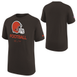 Browns Nike Youth Sideline T-shirt 2022