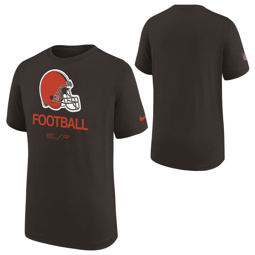 Browns Nike Youth Sideline T-shirt 2022