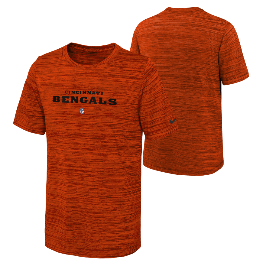 Bengals Youth Team Issue Velocity T-Shirt