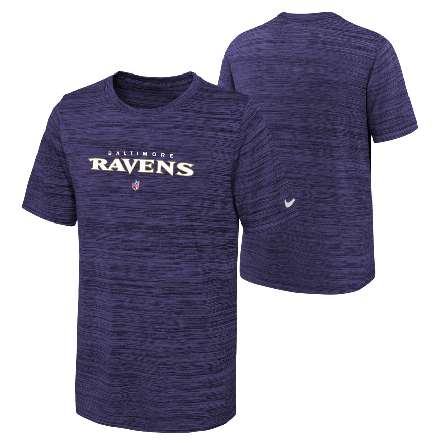 Ravens Youth Team Issue Velocity T-Shirt