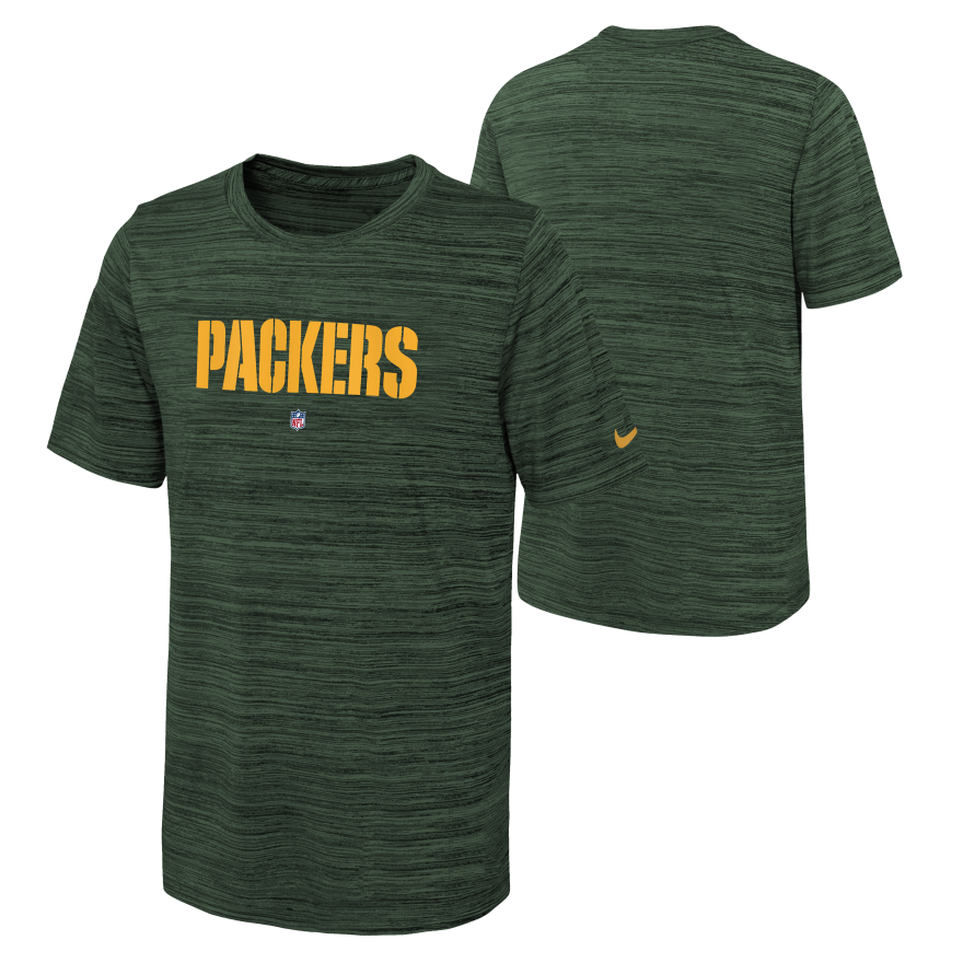 Packers Youth Team Issue Velocity T-Shirt