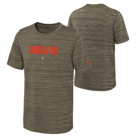 Browns Youth Team Issue Velocity T-Shirt