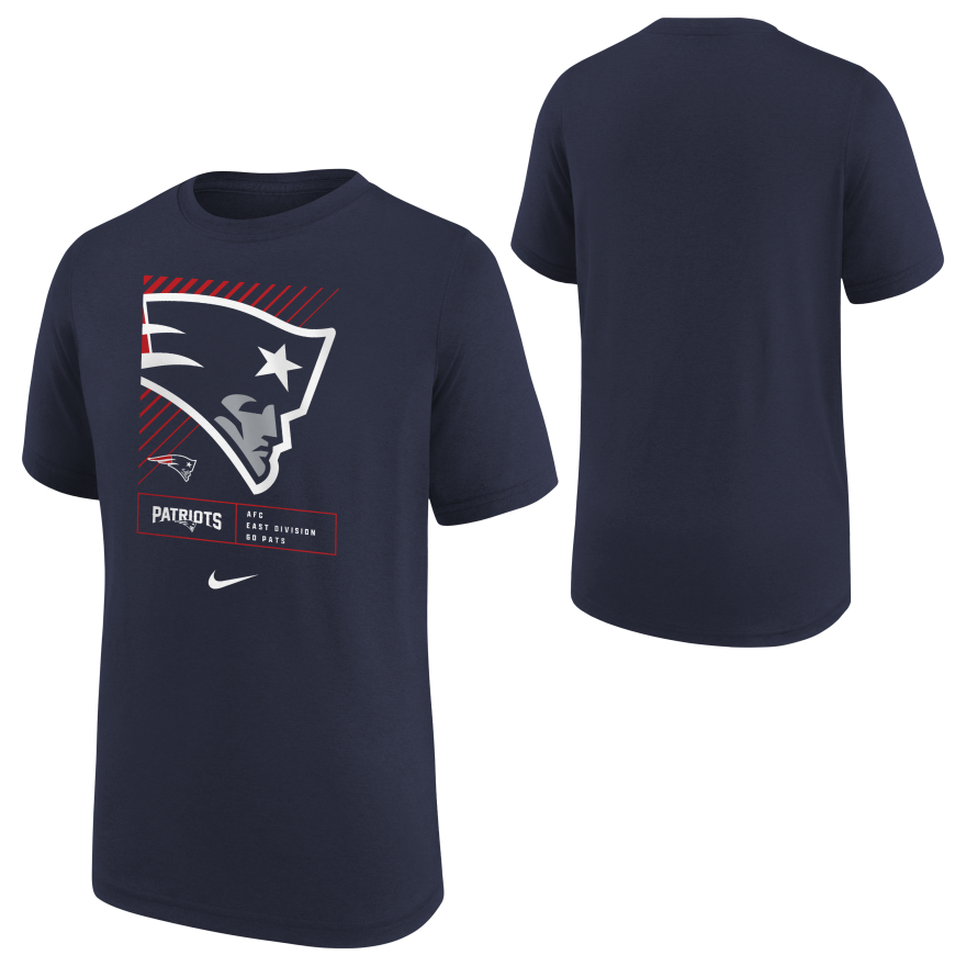 Patriots Youth Yard Line T-Shirt