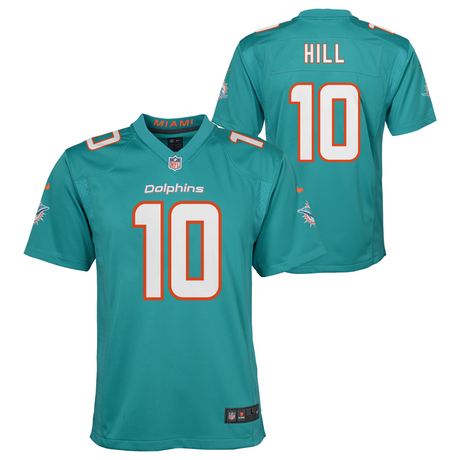 Dolphin Tyreek Hill Youth Nike Game Jersey