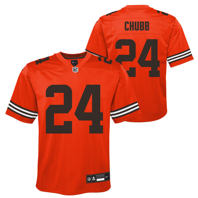 Browns Nick Chubb Youth Nike Invert Jersey