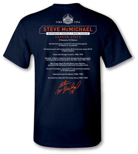 Steve McMichael Class of 2024 Stat T-Shirt