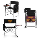Commanders Black Sports Chair