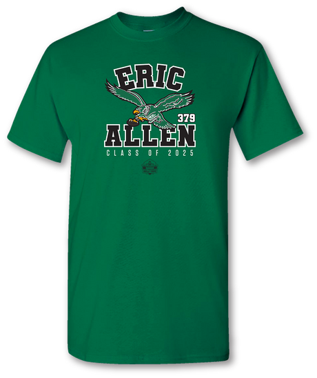 Eagles Eric Allen Class of 2025 Enshrinee T-Shirt