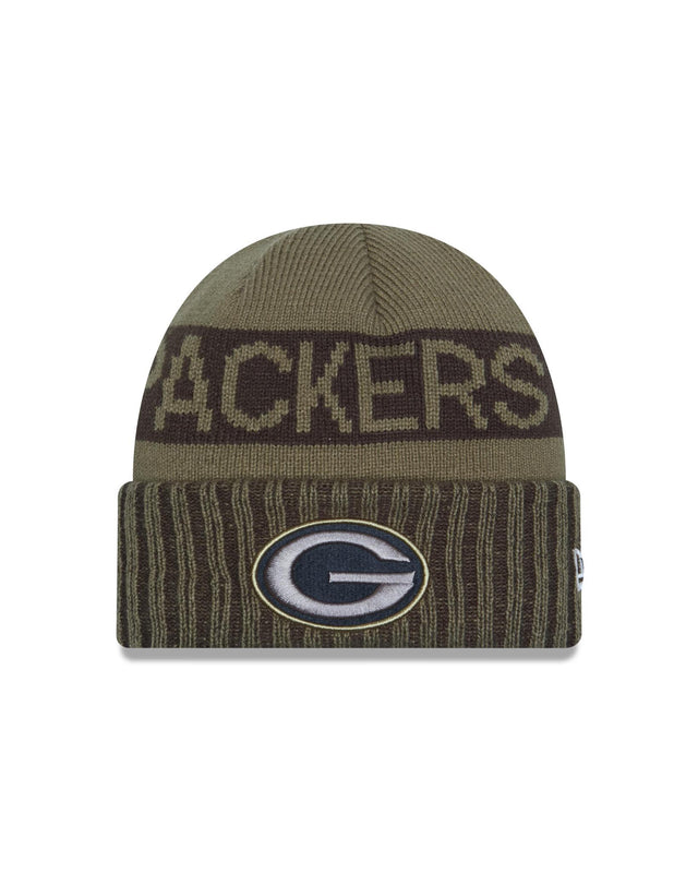 Packers 2025 Men's New Era Salute to Service Knit
