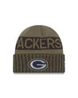 Packers 2025 Men's New Era Salute to Service Knit