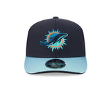 Dolphins 2026 New Era Men's 9SEVENTY Stretch Snap Rivalry Hat