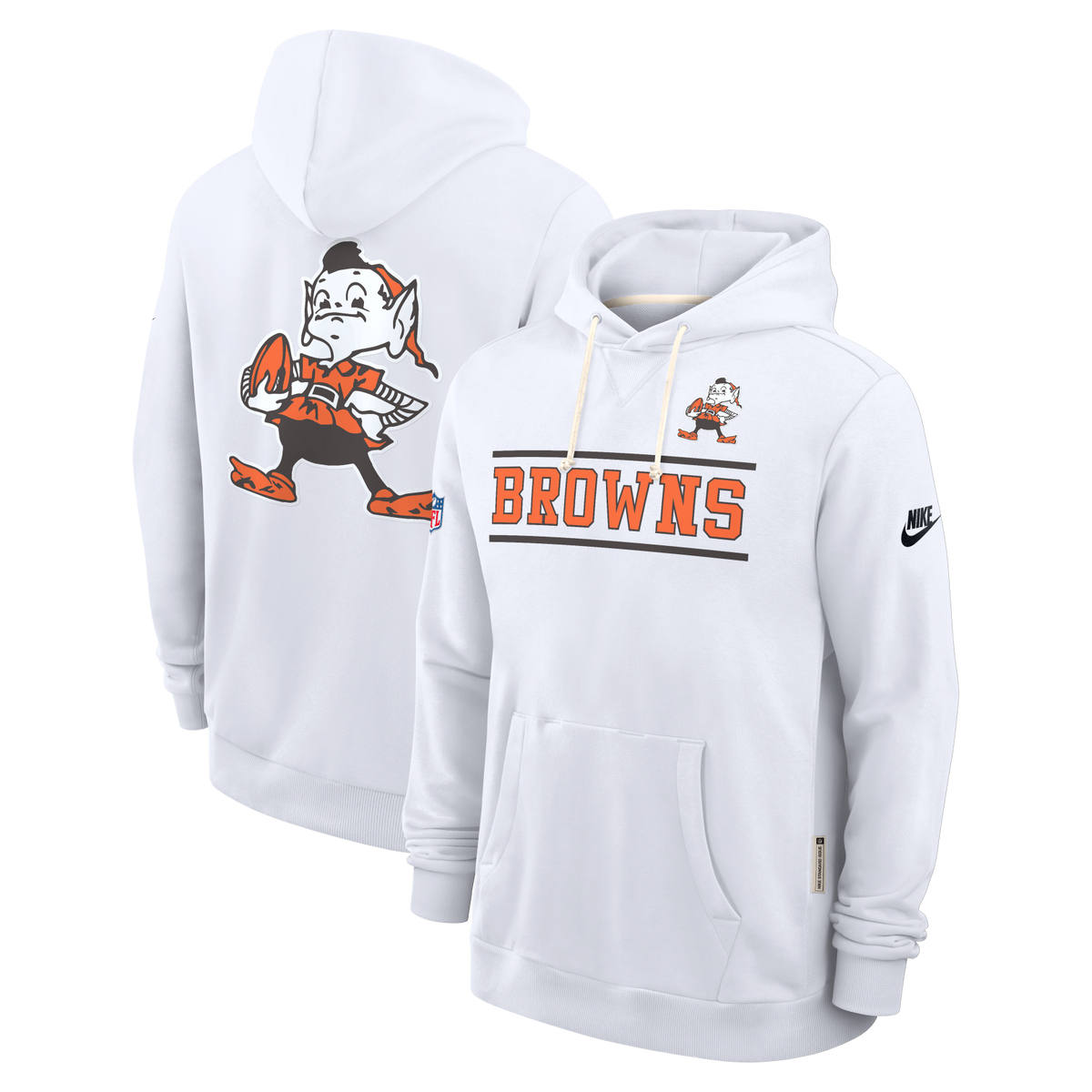 Browns 2026 Nike Men's Alternate Sideline DRI-Fit Hoodie Pro Football Hall of Fame