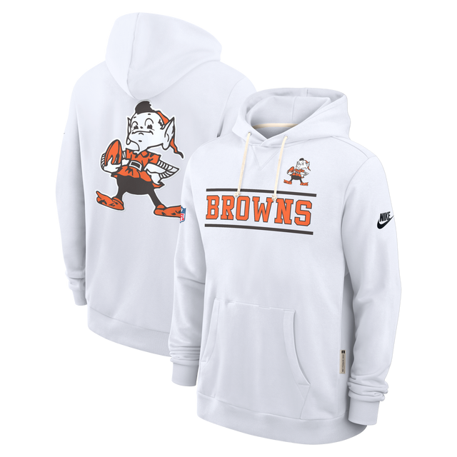 Browns 2026 Nike Men's Alternate Sideline DRI-Fit Hoodie Pro Football Hall of Fame