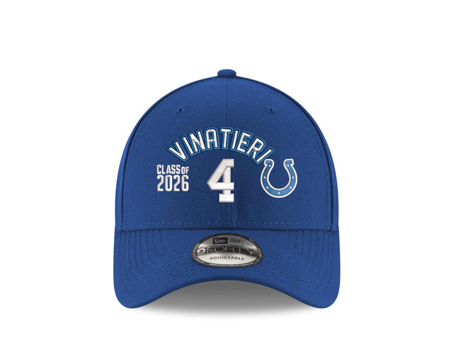 Adam Vinatieri Colts Class of 2026 New Era 9FORTY Name and Number Hat