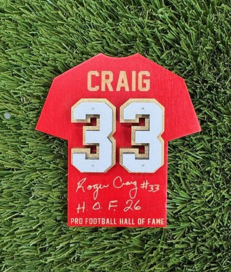 Roger Craig Wood Jersey Jumbo Magnet