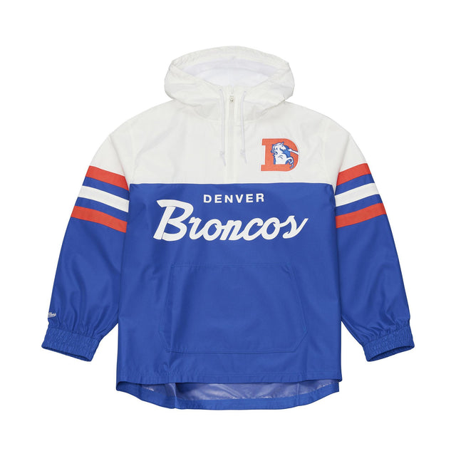 Broncos 2026 Mitchell & Ness Men's Head Coach Lightweight Anorak Windbreaker Pro Football Hall of Fame