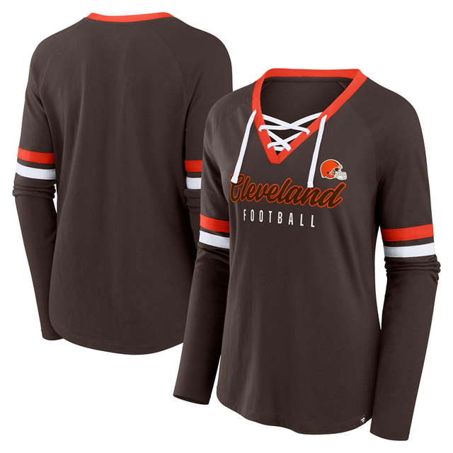 Browns Women's Fanatics Won and Done Long Sleeve T-Shirt