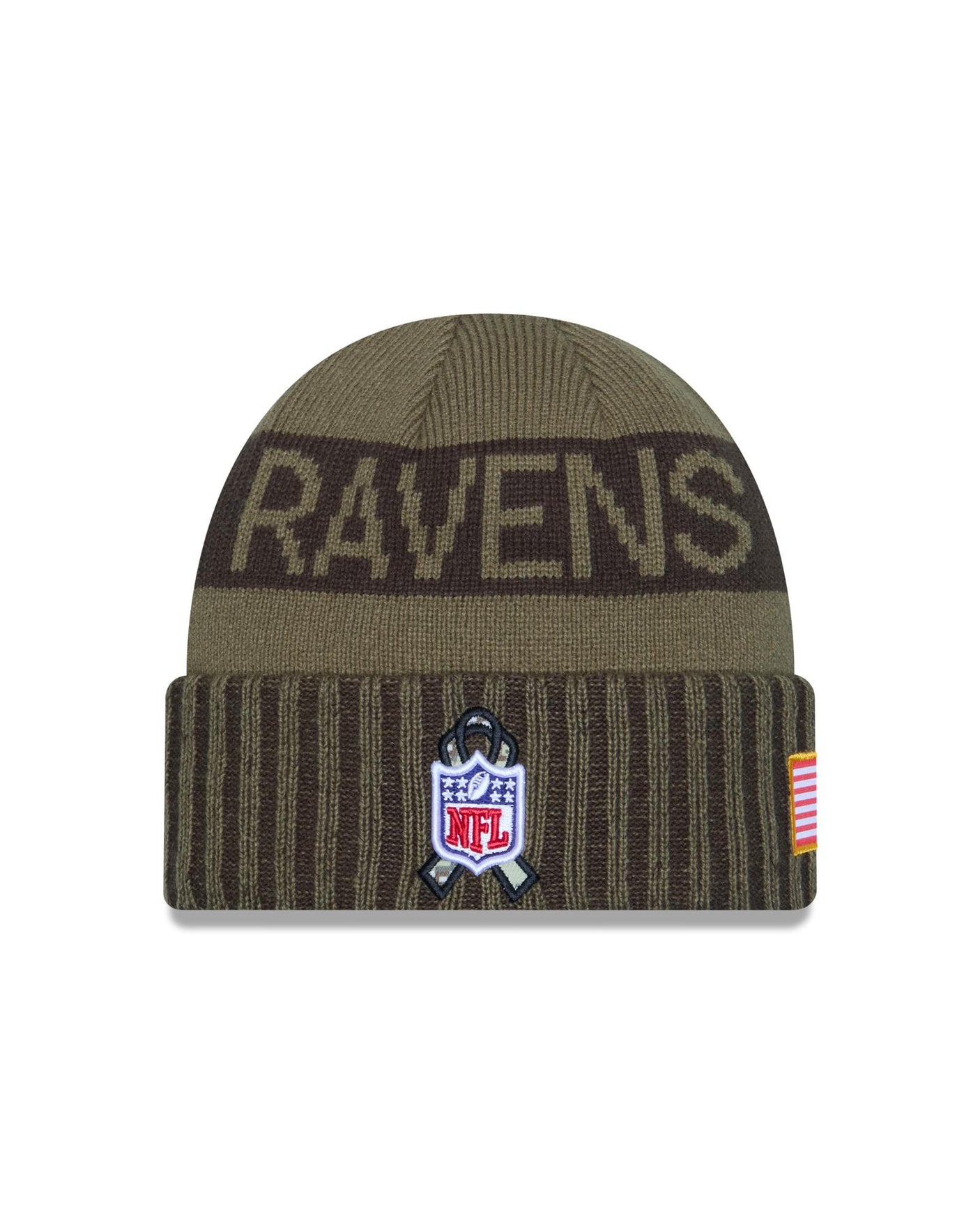 Ravens 2025 Men's New Era Salute to Service Knit