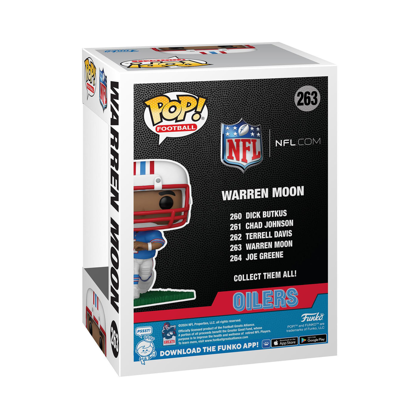 Oilers Warren Moon Funko Pop