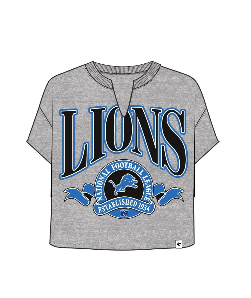 Lions 2026 '47 Brand Women's Banners Out Oversized T-Shirt