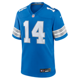 Lions Amon-Ra St. Brown Men's Blue Nike Game Jersey