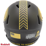 49ers 2025 Salute to Service Mini Helmet
