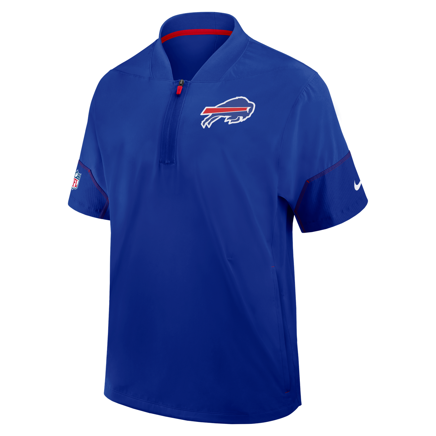 Bills 2026 Nike Men's Lightweight Coaches Short Sleeve Jacket