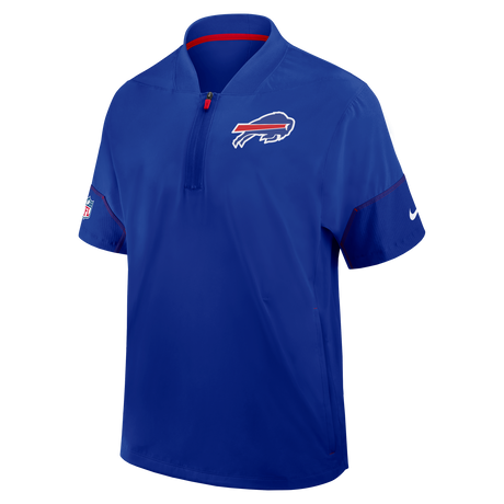 Bills 2026 Nike Men's Lightweight Coaches Short Sleeve Jacket