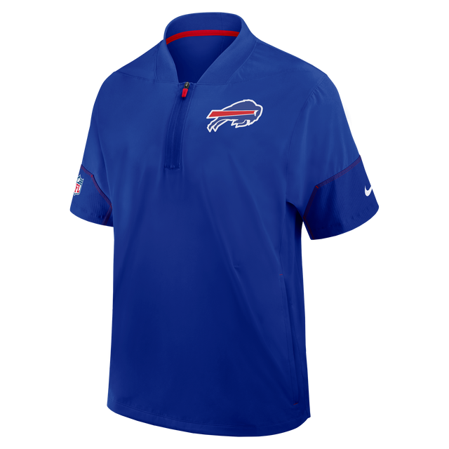 Bills 2026 Nike Men's Lightweight Coaches Short Sleeve Jacket