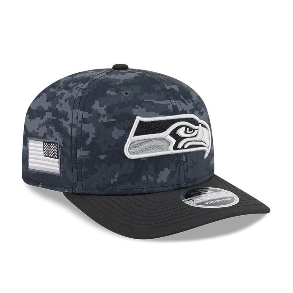 Seahawks 2026 New Era Men's 9SEVENTY Salute to Service Hat Pro Football Hall of Fame